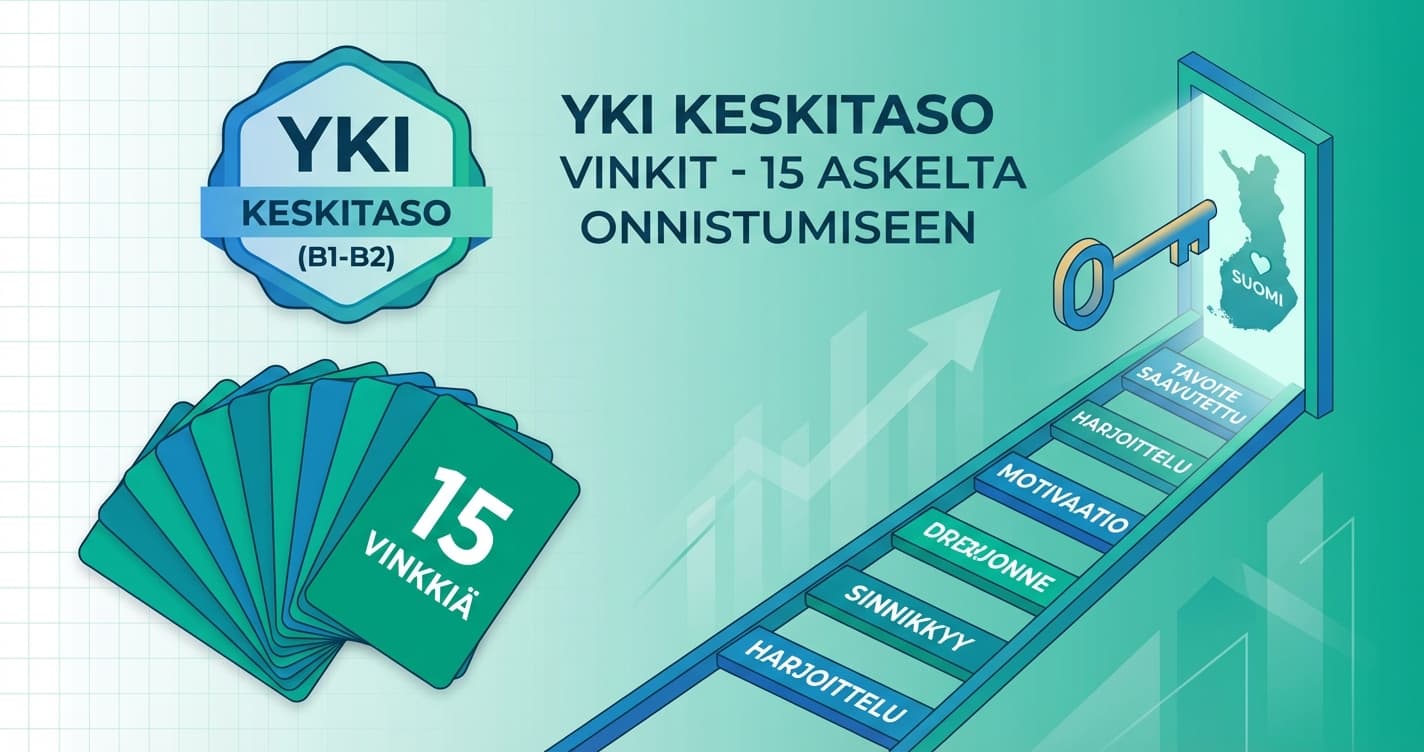 YKI keskitaso vinkit – 15 tehokasta tapaa valmistautua testiin