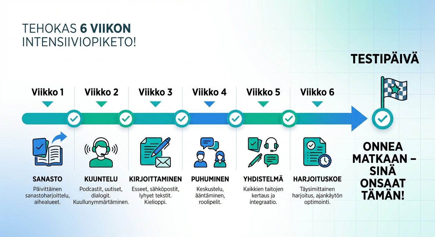 Harjoitteluaikataulu