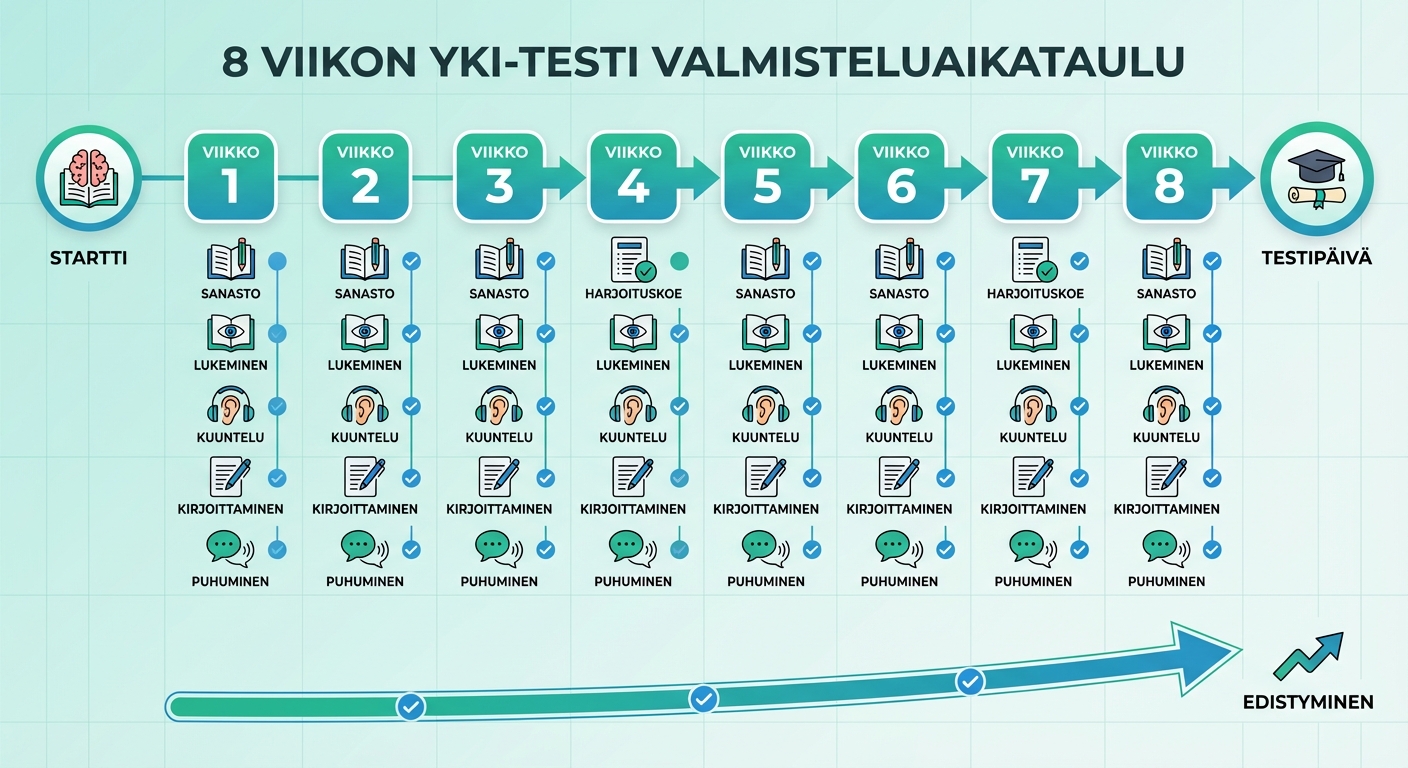 Harjoitteluaikataulu