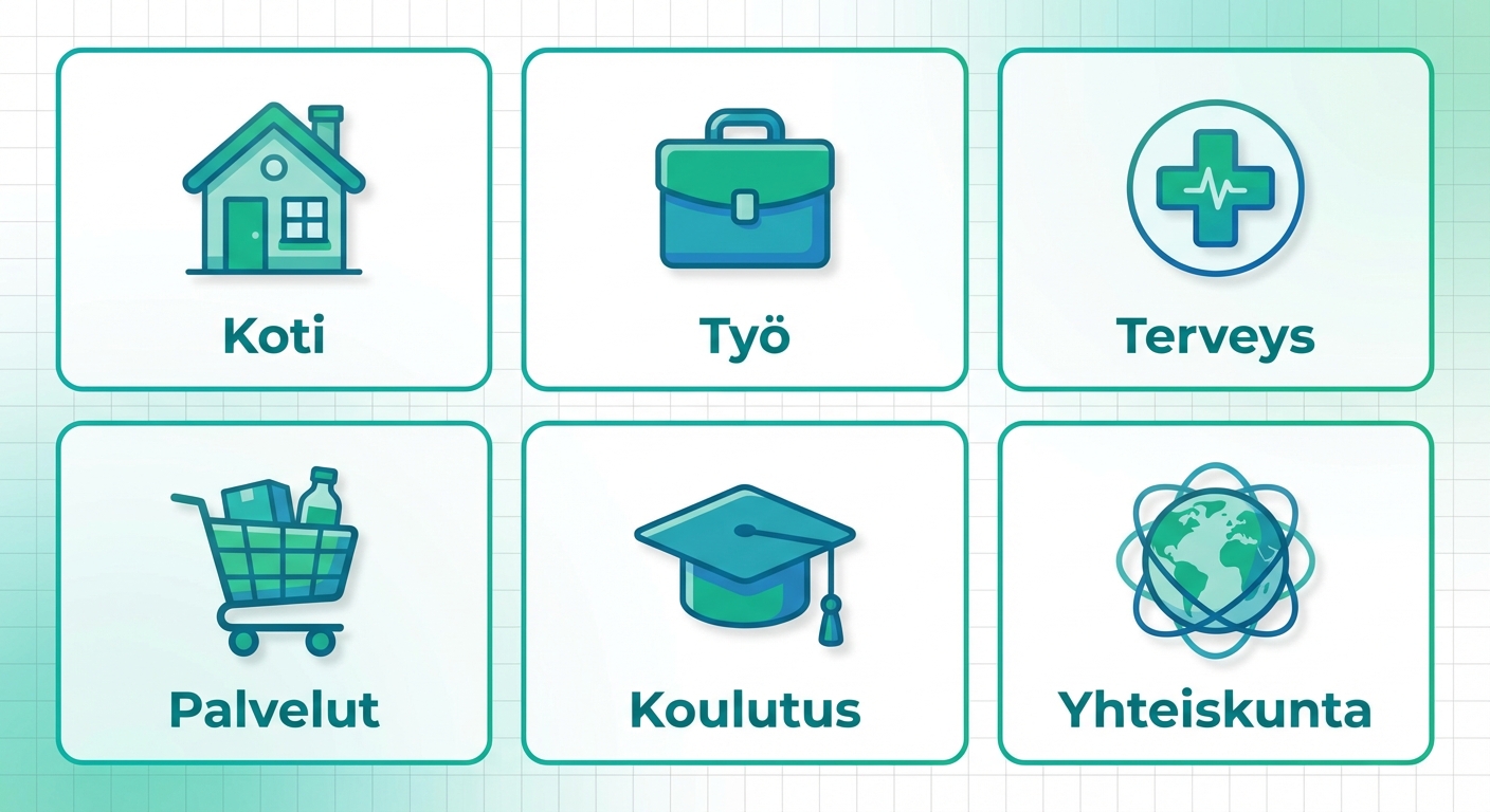 Keskeiset aihepiirit